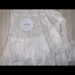 princess poly BRAND NEW lace skirt